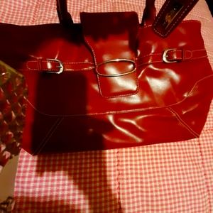 Red Purse with key change